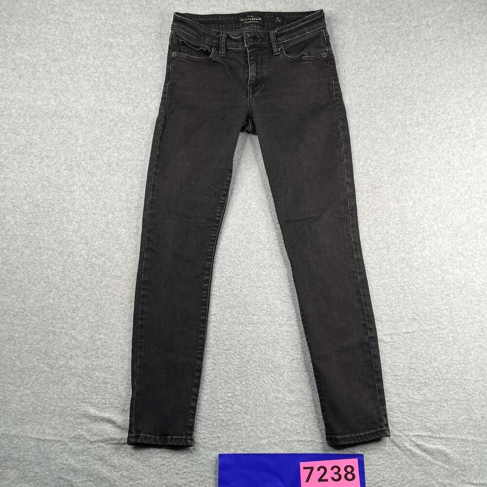 Lucky Brand Stella Skinny Denim Jeans Black Casual Womens Size 4